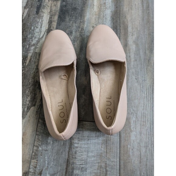 Women's Size 8 SOUL Naturalizer Alexis Slip-ons Nude - Picture 2 of 5